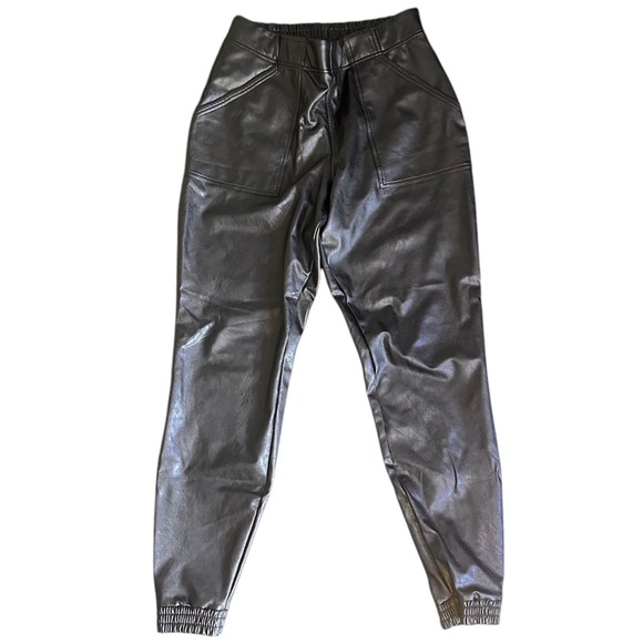 Spanx Faux Leather Joggers - Picture 1 of 6